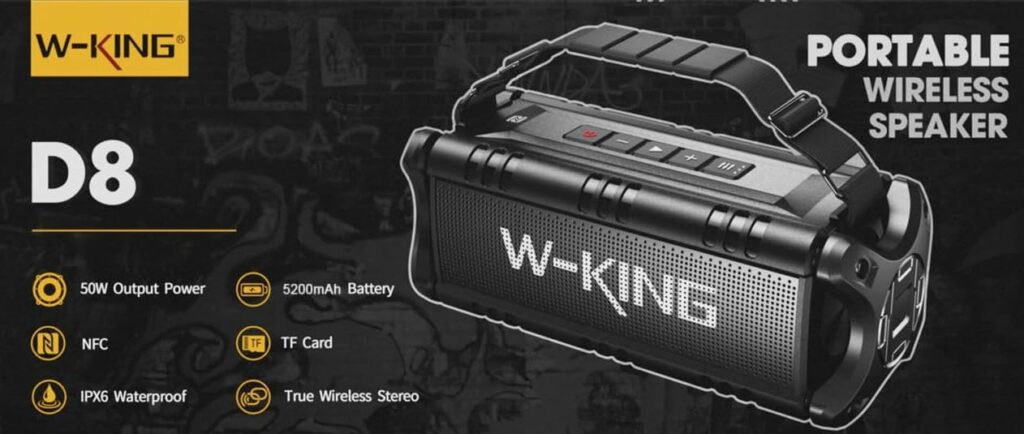 W-KING Bluetooth Speaker